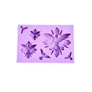 Imagem de F1717 molde de silicone espírito santo confeitaria biscuit - confeitar