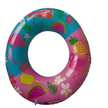 Imagem de Boia Infantil Redonda flamingo Sortidas 60CM - CRB, Rosa