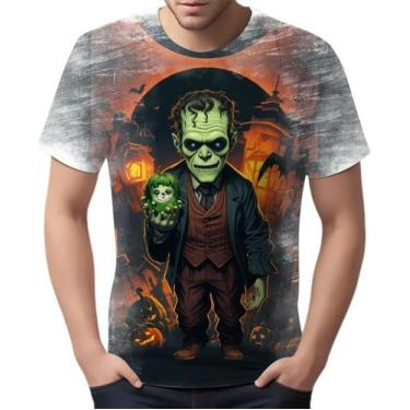 Imagem de Camiseta Camisa Tshirt Halloween Frankenstein Zombi Susto 2 - Enjoy Sh
