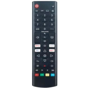 Imagem de AKB76040301 controle remoto de substituição compatível com LG Smart TV 65UP8000PUR 60UP7700PUB 32LQ63006LA 32LM627BPUA 86UQ91006LA 55UQ75006LF 28TQ515S 24TQ520S 27TQ611LA 5S 27TQQ 625S 24TQ510S