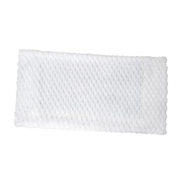 Imagem de UGPLM Almofada de cadeira dobrável ao ar livre almofada de cadeira de acampamento, veludo removível, esteira de cadeira de pesca de inverno almofada de, Branco