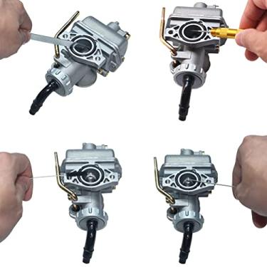 Imagem de Kit de Ferramentas para Limpeza de Jato de Carbono de Carburador Com Escovas para Motocicleta Atv Ciclomotor Soldador Carb Spray Escovas de Tubo São Apenas motocicletas. Eles