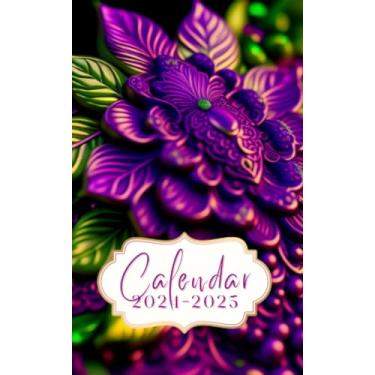 Imagem de Bloom 2024-2025 Small Purse Size Monthly Planner Pocket Size: Floral Cover - 4" X 6.5" - Academic Calendar Two Year 2024-2025 - With Notes
