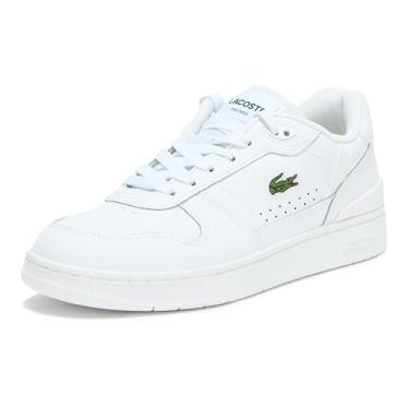 Imagem de Lacoste Tênis feminino T-Clip Set, Branco/Branco, 37