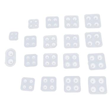 Imagem de 18 Pçs Olhos Molde de Silicone Boneca Olhos Molde Artesanal Diy Ferramenta Globo Ocular Cúpula Fazendo Molde Diy Artesanato
