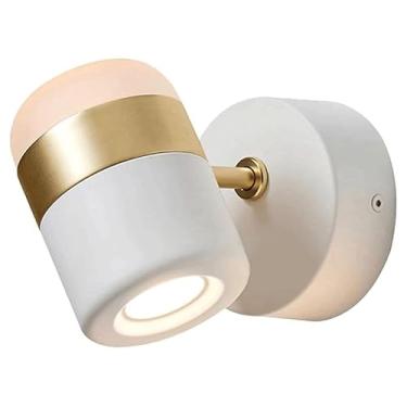 Imagem de Luminárias de parede de acrílico Nordic Simplicity Criatividade Fonte de luz LED Arandelas de parede Metal Fonte de luz LED Loja de roupas Luz de parede de cabeceira para sala Cozinha Estudo