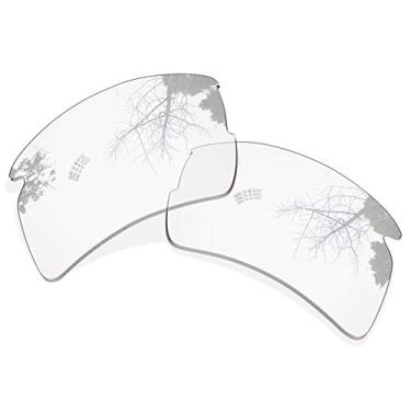 Imagem de Lentes BSymbo / Kits de borracha de substituição para óculos de sol Oakley Flak 2.0 tamanho asiático OO9271 - Várias opções, Hd Clear, 0