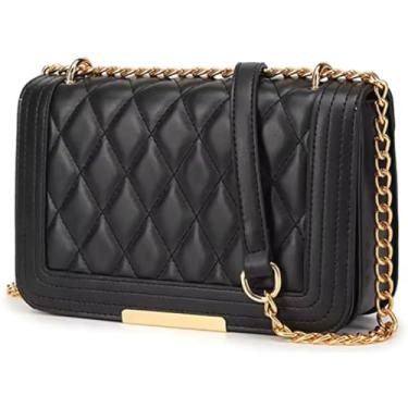 Imagem de Bolsa Festa Feminina Pequena Transversal De Lado Necessaire (PRETO)