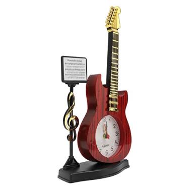 Imagem de Despertador de Violino, Mini Relógio de Cabeceira Portátil Criativo, Relógio de Mesa Elegante para Escritório Em Casa, Tempo Preciso e Som Alto (2167B)