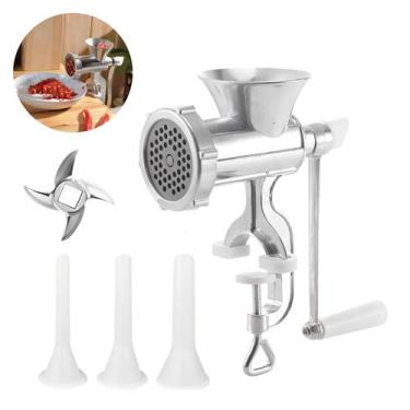 Imagem de Máquina De Moer Manual N10 Para Carnes, Vegetais E Linguiças - Dasshau