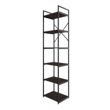 Imagem de Estante Alta C/06 Prateleiras 185x45x33cm Yon - Metalig, Terracota/Est