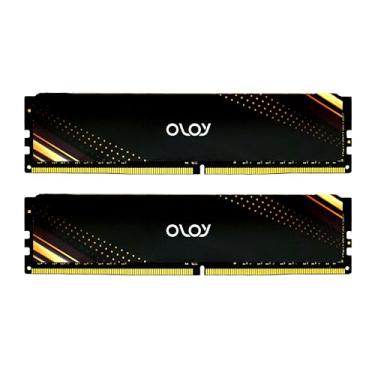 Imagem de OLOy DDR4 RAM 16GB (2x8GB) Black Saturn 2400 MHz CL17 1.2V 288-Pin Desktop UDIMM (MD4U0824170BB1DA)