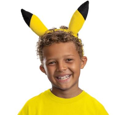 Imagem de Disguise 148539-20L Pikachu Ears, acessório oficial de fantasia Pokémon, faixa de cabeça, unissex (8 vestidos extravagantes, unissex para crianças