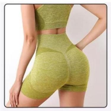 Imagem de Conjunto Feminino Academia Shorts Empina Bumbum e Top Fitness - GM Hai