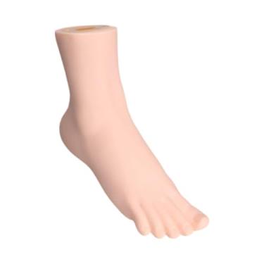 Imagem de predolo Modelo de pés de manequim para Display para Display Flexível e macia Sapatos de pulseira de tornozelo exibem o modo para exibição de lojas curtas de