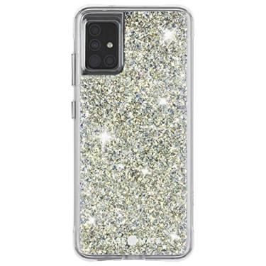 Imagem de Case-Mate - Capa para Samsung Galaxy A51 5G – Twinkle – Elementos de alumínio refletivos – Stardust