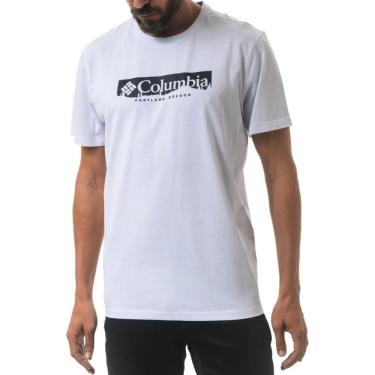 Imagem de Camiseta Columbia Csc Box Treeline Masculina Azul Marinho G