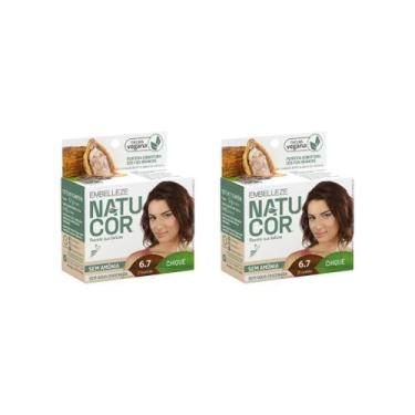 Imagem de Coloraçao Natucor 6.7 Chocolate-Kit C/2Un