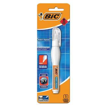 Imagem de Bic Caneta Corretiva Shaken Squeeze 8ml Ponta Fina Alta Cobertura 12% a mais