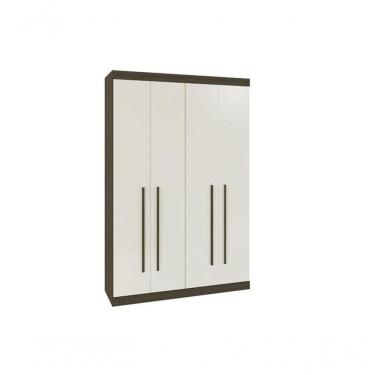 Imagem de Módulo Roupeiro 4pts 2gvs Amêndoa/Off White