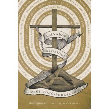 Imagem de Sketch&Planner Caderno-Agenda - Os Nomes De Deus - Cruz - Ore, Estude,