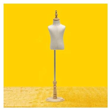 Imagem de Manequim de costura infantil manequim infantil ajustável corpo tronco para costura, forma de vestido infantil manequim exibição corporal costura tronco para crianças de 2-3 anos, B, 135#