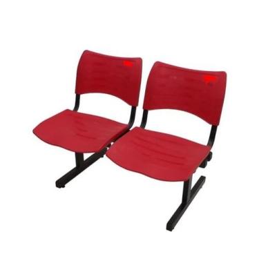 Imagem de Longarina polipropileno de alta resistencia/plastico 2 lugar - MOVEIS 