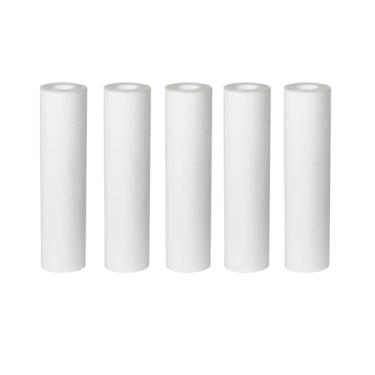 Imagem de Kit 5 Refil Cartucho Filtro Polipropileno Liso 9 3/4 5 Micra