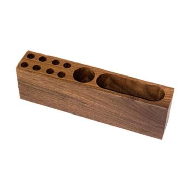 Imagem de Nishiyuenyi Artista Brinche Organizer Makeup Brush Armazenamento Organização de mesa Viagem Desk -pincel Prancher Holder Display Pen Display