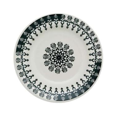 Imagem de Conjunto de Pratos Fundos Com 06 Peças 21,5cm Donna Folk Biona Oxford