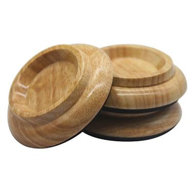Imagem de Piano Caster Cups Grand Piano Caster Cups de Madeira Porta-copos de Piano Almofadas para Piano