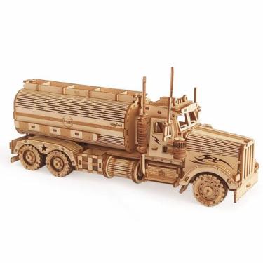 Imagem de Kit de modelo de banco de moedas para caminhão-tanque 3D de quebra-cab