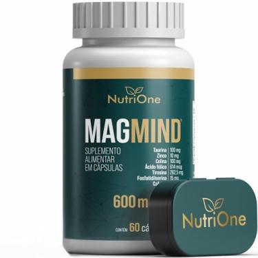 Imagem de Magmind® Energia, Foco e Concentração com Tirosina, Cafeína, Taurina, Magnésio + 9 Vitaminas e Minerais 60 Cápsulas - Nutrione