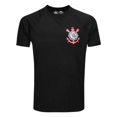 Imagem de Camiseta Coimbra Corinthians Fitness Raglan Rec Laterais Dry Masculina-Masculino
