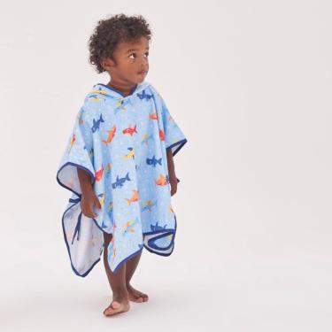 Imagem de Toalha Poncho Infantil com Capuz Baby Joy