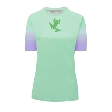 Imagem de UGLY FROG Camiseta feminina de ciclismo MTB Downhill manga curta motocicleta motocross off-road roupas secagem rápida