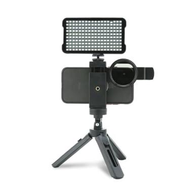 Imagem de Luz de Tatuagem Com Suporte, Luz LED de Trabalho de Tatuagem Com Lente Polarizada Circular, Luz de Selfie para Fotografia Com Brilho Ajustável para Presentes de Tatuadores,