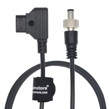 Imagem de Cabo de alimentação de monitor D-Tap para bloqueio CC 5,5 x 2,5 compatível com dispositivos de vídeo Atomos Inferno PIX-E7 PIX-E5 tela sensível ao toque Hollyland Mars 400s Amaran 60X (100 cm/39,3 pol