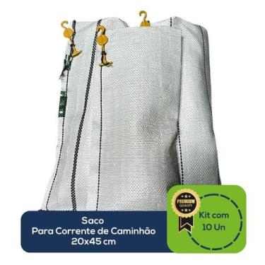Imagem de Kit Com 10 Un Saco Corrente Para Caminhão 20x45cm - Ecommerce Do Brasi