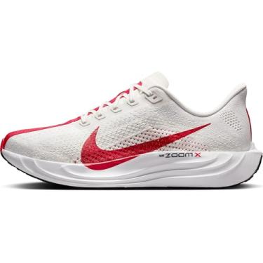 Imagem de Nike Pegasus Plus Road Tênis de corrida masculino (FQ7262-003, tom platinado/fantasma/preto/vermelho universitário), Tom platinado/fantasma/preto/vermelho universitário, 45
