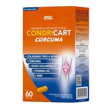 Imagem de Condricart Cúrcuma 60 Caps Colágeno Tipo II + Vit D3