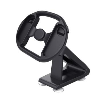 Imagem de XHSESA Racing Steering Wheel Stand for Switch 2 Controller, Portable Desktop Holder with Non-Slip Suction Cups
