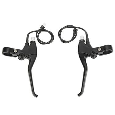 Imagem de aqxreight 1 par de Alavancas de Freio Elétrico Diâmetro do Freio Elétrico 22,2 Mm para Tongsheng Tsdz2 Motor Preto