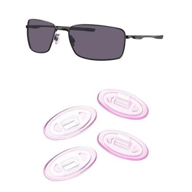 Imagem de Kygear 2 pares de peças de nariz de substituição de silicone roxo compatíveis com óculos de sol Oakley Crosshair 2.0/Whisker/Half Wire 2.0, almofadas de nariz de borracha de silicone antiderrapantes