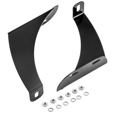 Imagem de Kit de suporte de carenagem de aço preto, substituição direta, fácil instalação