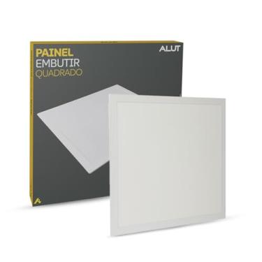 Imagem de Painel Led Plafon 18w/25w/36w ou 50w 6500k Branco Frio 110v/220v Bivolt Embutir/Sobrepor Branco Alut By Avant (Embutir, 25w)