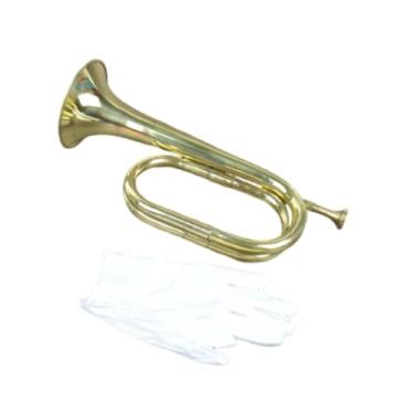 Imagem de YIJU Trompete Instrumento de Metais Leve com Luvas Trompete Instrumento Musical para Performances Iniciantes Festival