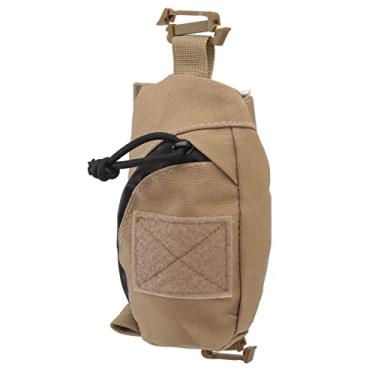 Imagem de Haofy Beltic Store Store Backpack Pugy Backpack Cramp/suporte à Prova D'água No Saco de Caminhada, Separação da Parte Traseira Externa, Material de Nylon de Tela (Cáqui)