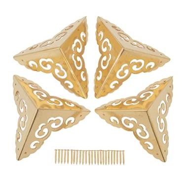 Imagem de TOPINCN 4pcs Protetores Decorativos de Canto, Protetor de Canto de Móveis Capas de Segurança de Madeira de Mesa de Madeira para Quadro de Bordas de Bordas de Bordas para Quadro de Bordas, (Cor de