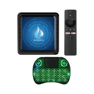 Imagem de TV Box Android 14 De 64GB/128GB Com Wi-Fi 5G, Quad Core, 8K, Google As